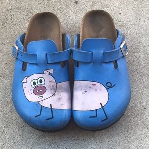 BIRKENSTOCK | Birki’s Blue Pig Clogs sz 12